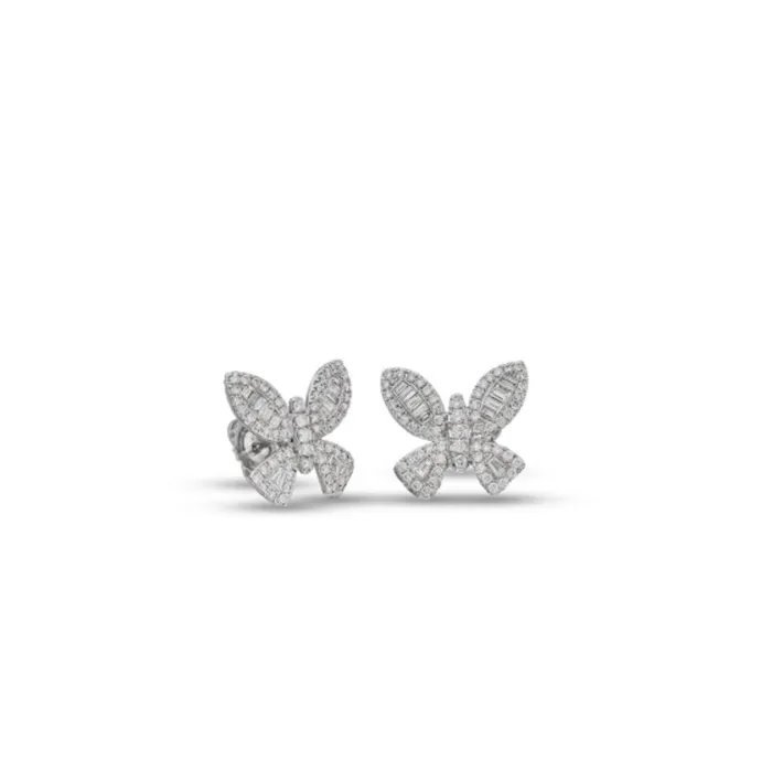 Earrings Alexis Jae Butterfly Earrings with Diamonds