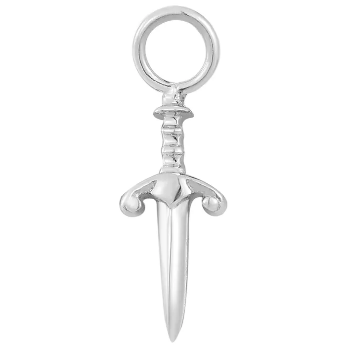 Earrings Blade Charm in Gold Buddha Jewelry Organics