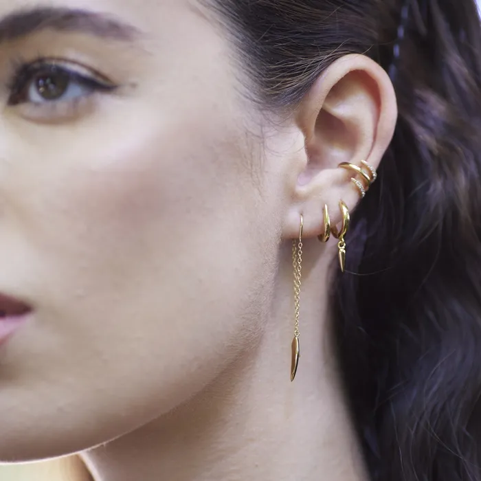 Earrings Claw Huggie Earrings Scream Pretty Earrings Claw Huggie Earrings Scream Pretty