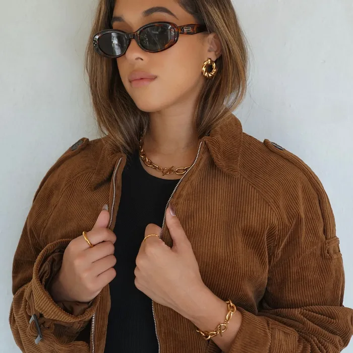 Earrings Ellie Vail Colter Twist Knocker Earring