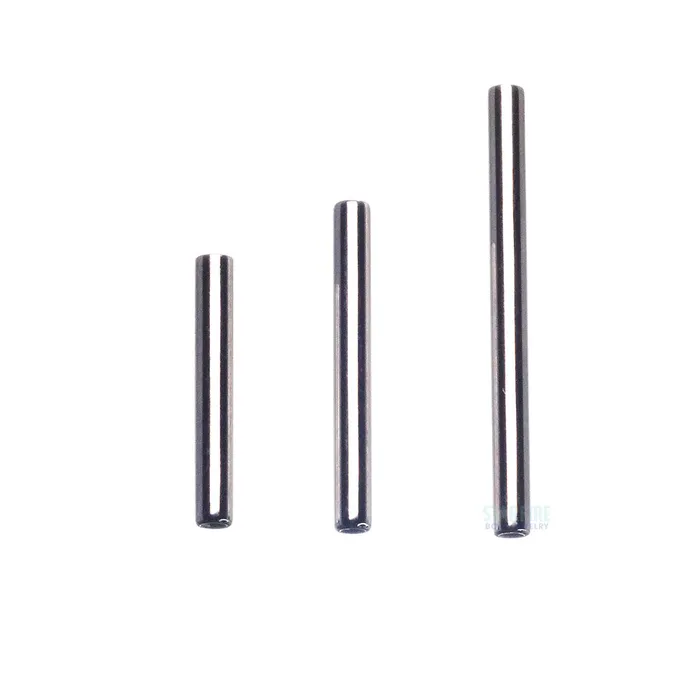 Earrings Industrial Strength IS Stainless Steel Threaded Straight Barbell Shaft 12 ga