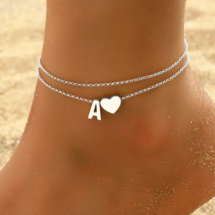 Earrings Luxe Collection Luxe9267 Alphabet Anklet