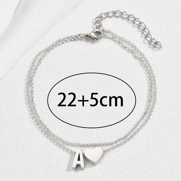 Earrings Luxe Collection Luxe9267 Alphabet Anklet