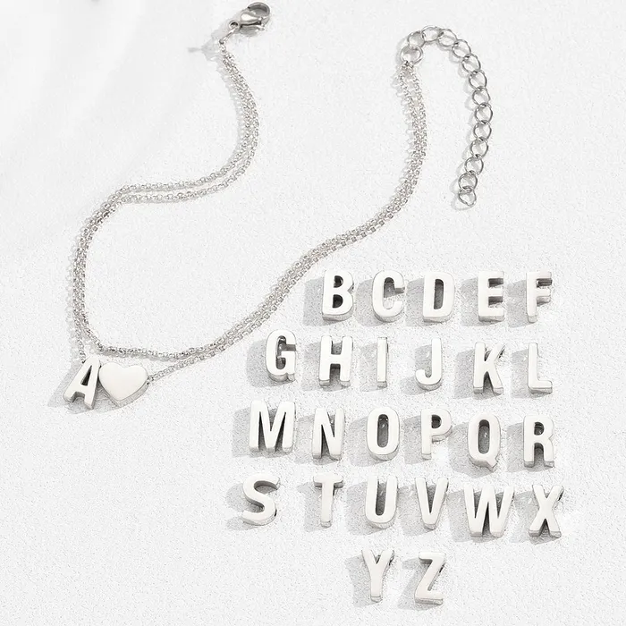 Earrings Luxe Collection Luxe9267 Alphabet Anklet