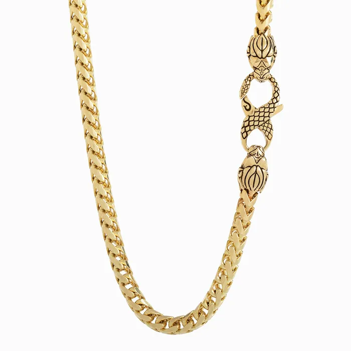 Earrings Proclamation Jewelry 5mm Diamond Cut Franco Chain 18k Yellow Gold