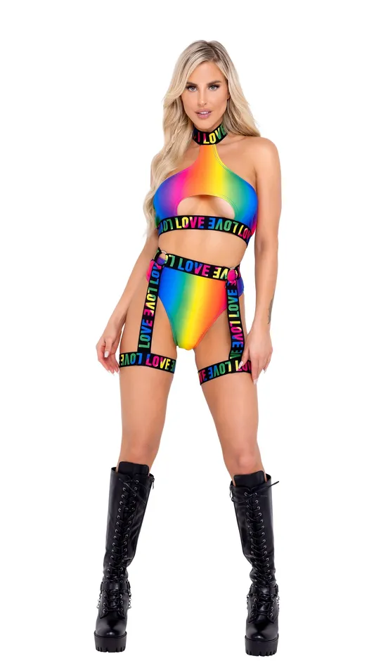 Earrings Roma Pride LOVE Elastic Garter Belt Earrings Roma Pride LOVE Elastic Garter Belt