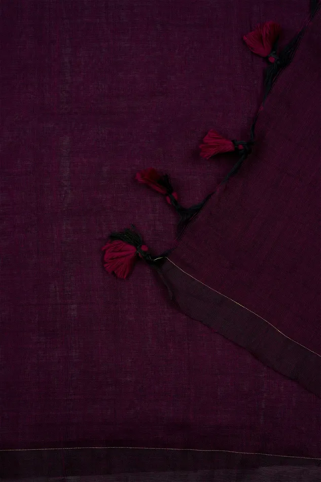 Earrings Teejh Teejh Takshi Purple Mulmul Saree