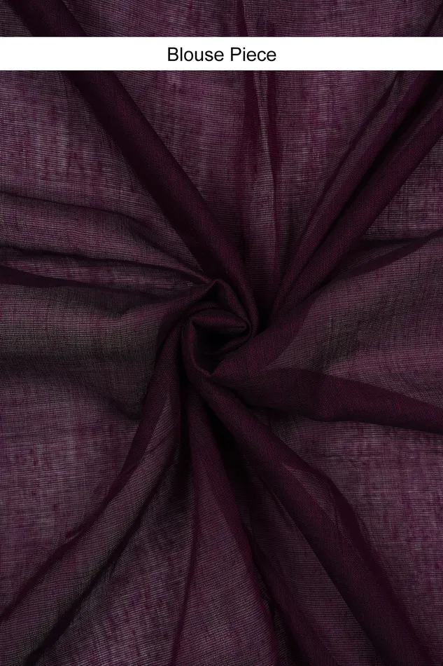 Earrings Teejh Teejh Takshi Purple Mulmul Saree