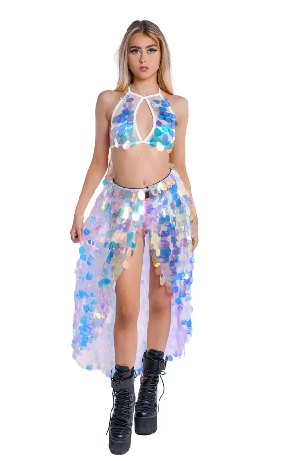 Earrings THE LUMi SHOP Unicorn Tears Sequin Skirt Long
