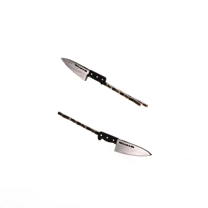 Earrings VincaUSA Chefs Knife Bobby Pins