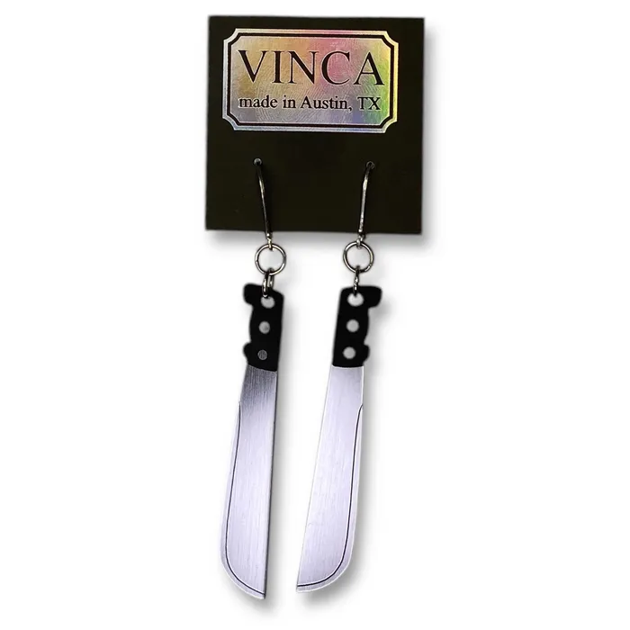 Earrings VincaUSA Machete Dangle Earrings