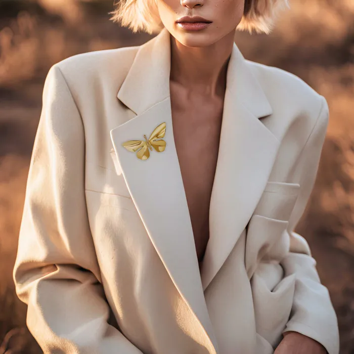 Ellie Vail Earrings Florence Butterfly Brooch