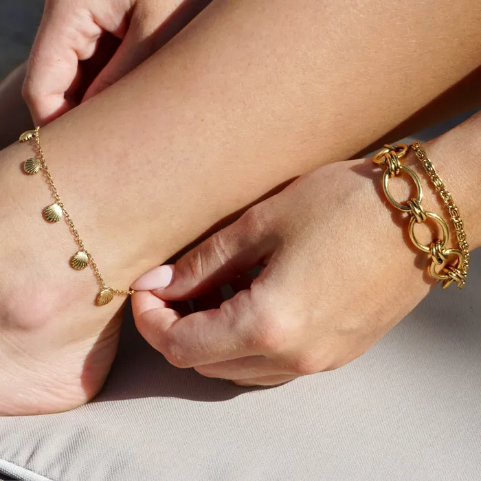 Ellie Vail Earrings Regina Shell Anklet