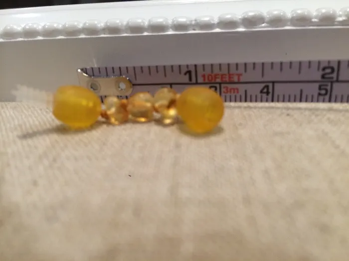 Extender 15 Inch Unpolished Raw Honey Baltic Amber AEAC Earrings
