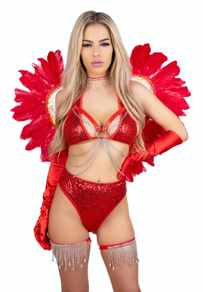 FULL OUTFIT Fiery Phoenix 8 pcs THE LUMI SHOP Earrings