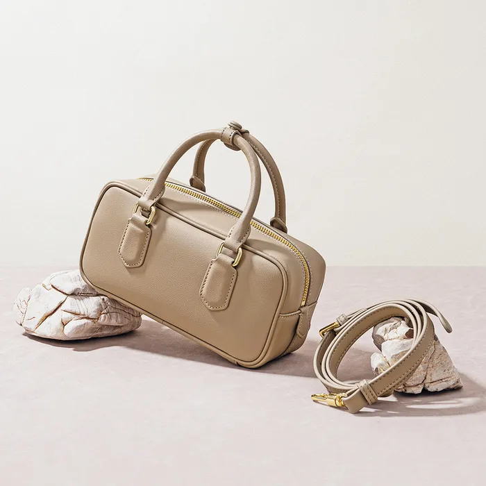 Genuine Leather Bags Earrings Saylor