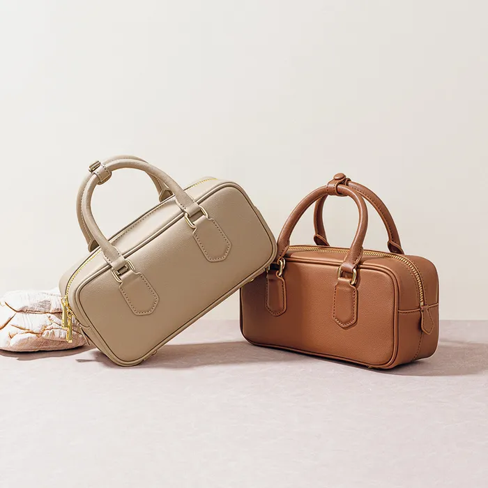 Genuine Leather Bags Earrings Saylor