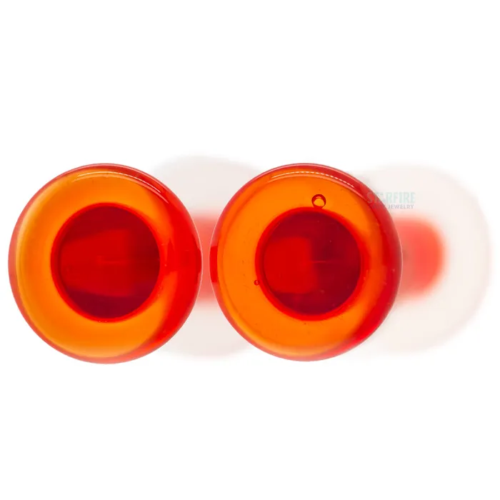 Gorilla Glass Rings Simple Glass Plugs Ruby