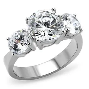 Green Rings CJ7861OS Wholesale Stainless Steel Past Present and Future CZ Ring Green Rings CJ7861OS Wholesale Stainless Steel Past Present and Future CZ Ring
