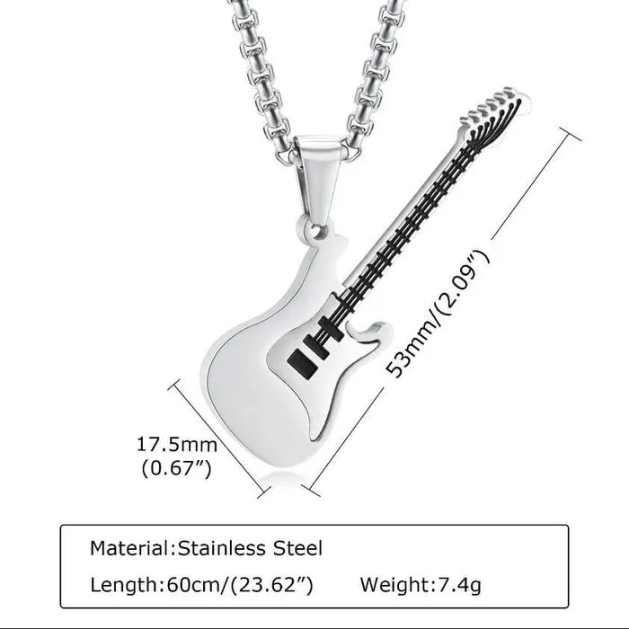 Guitar Necklace for 3 Best Friends worldnetgifts Necklaces