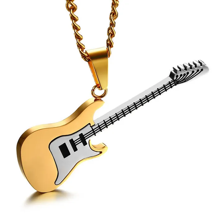 Guitar Necklace for 3 Best Friends worldnetgifts Necklaces