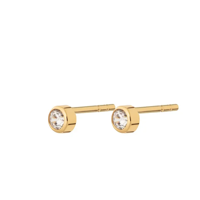Hannah Martin Sparkling Bezel Stud Earrings Scream Pretty Earrings
