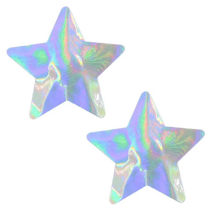 Holographic Star Pasties THE LUMi SHOP Earrings