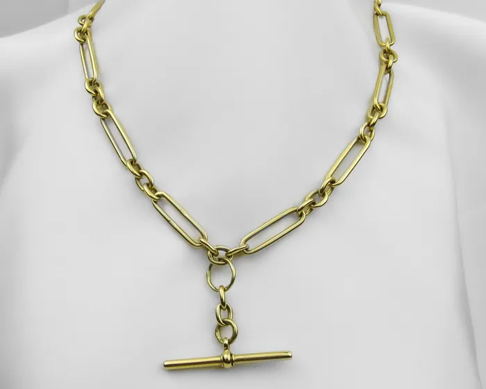 Isadoras A Necklaces Victorian 18KT Watch Chain