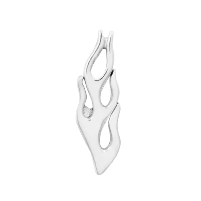 Junipurr Jewelry Earrings threadless Hot Rod End in Gold