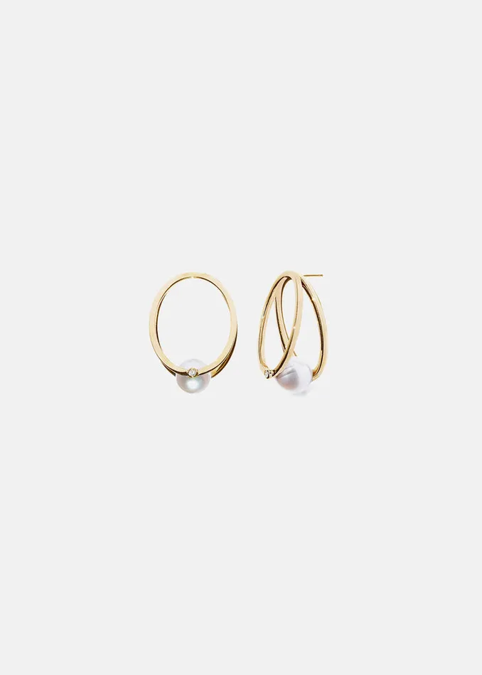 KATKIMfinejewelry Earrings Pearl Oasis Earring