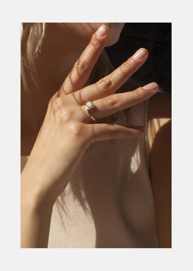 KATKIMfinejewelry Rings Floating Diamond Ring
