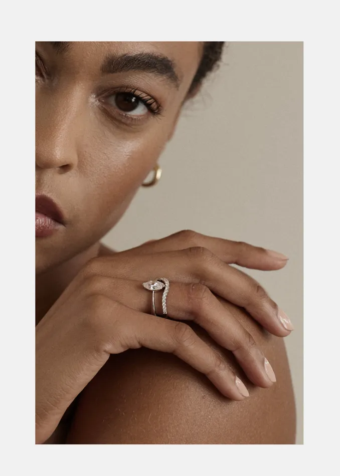 KATKIMfinejewelry Rings Trace Cove Pav Band