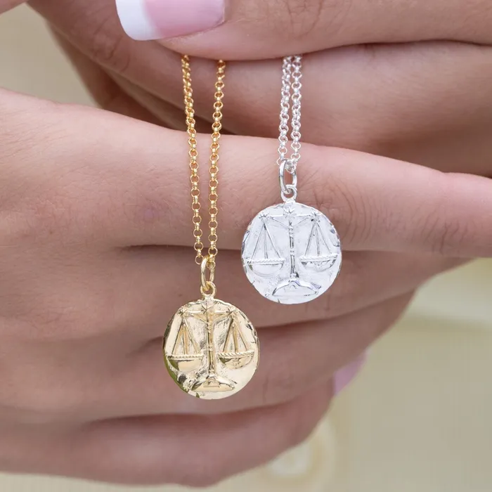 Lily Charmed Necklaces Libra Zodiac Necklace