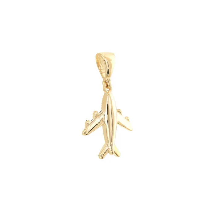 Necklaces Alexis Jae Gold Aircraft Pendant
