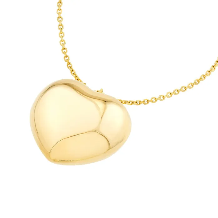 Necklaces Alexis Jae Large Floating Heart Pendant