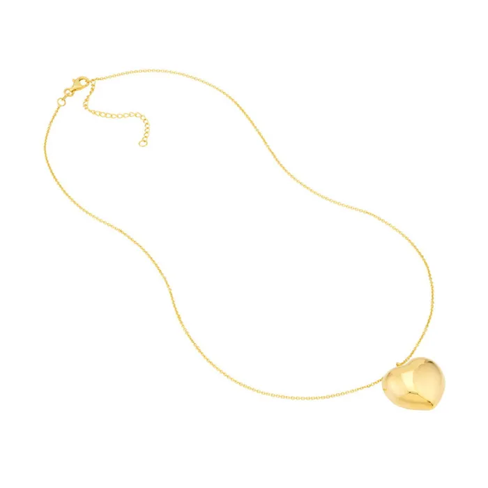 Necklaces Alexis Jae Large Floating Heart Pendant