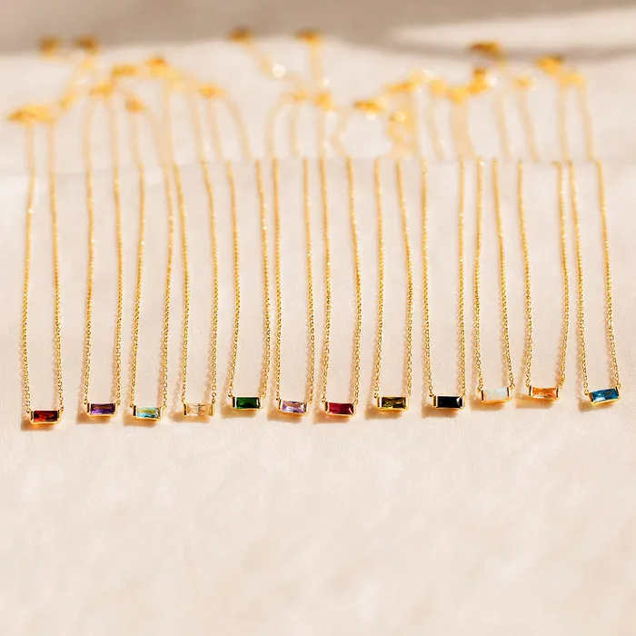 Necklaces Luxe Collection Luxe4340 Birthstone Necklace Necklaces Luxe Collection Luxe4340 Birthstone Necklace
