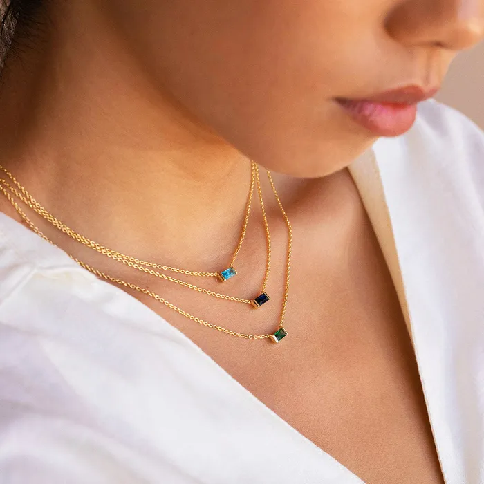Necklaces Luxe Collection Luxe4340 Birthstone Necklace Necklaces Luxe Collection Luxe4340 Birthstone Necklace