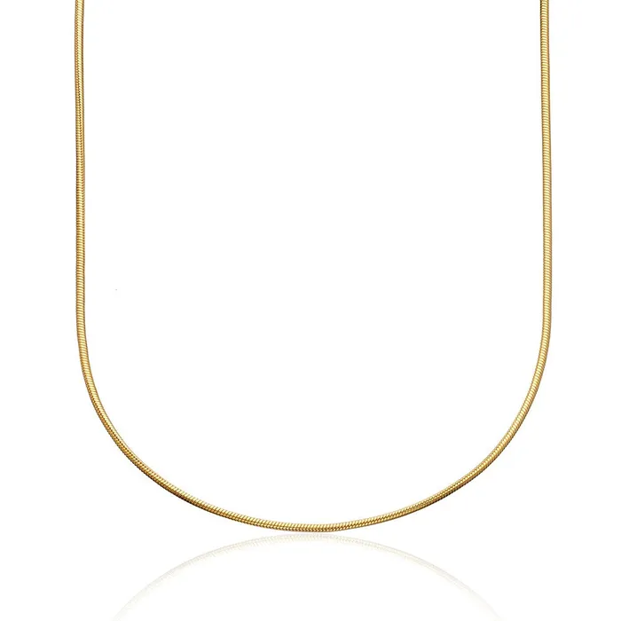 Necklaces Scream Pretty Round Snake Chain Necklace