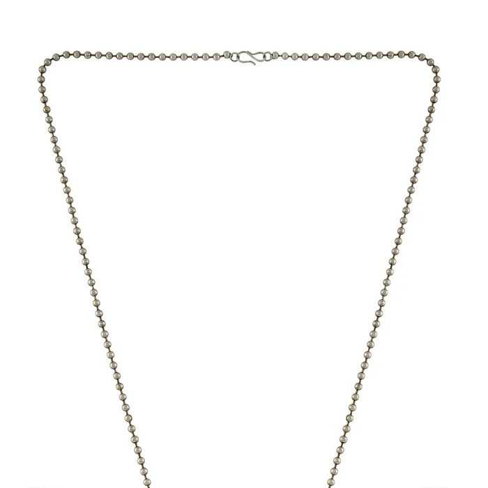Necklaces Teejh Teejh Nanda Silver Oxidised Ruby Green Necklace Set