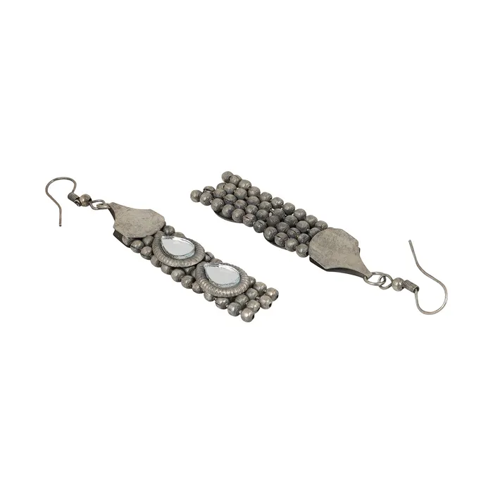 Necklaces Teejh Teejh Riddhima Silver Oxidised Necklace Set Necklaces Teejh Teejh Riddhima Silver Oxidised Necklace Set