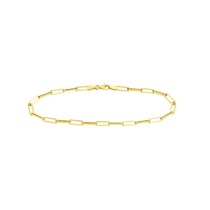 Paperclip Ankle Bracelet Alexis Jae Bracelets