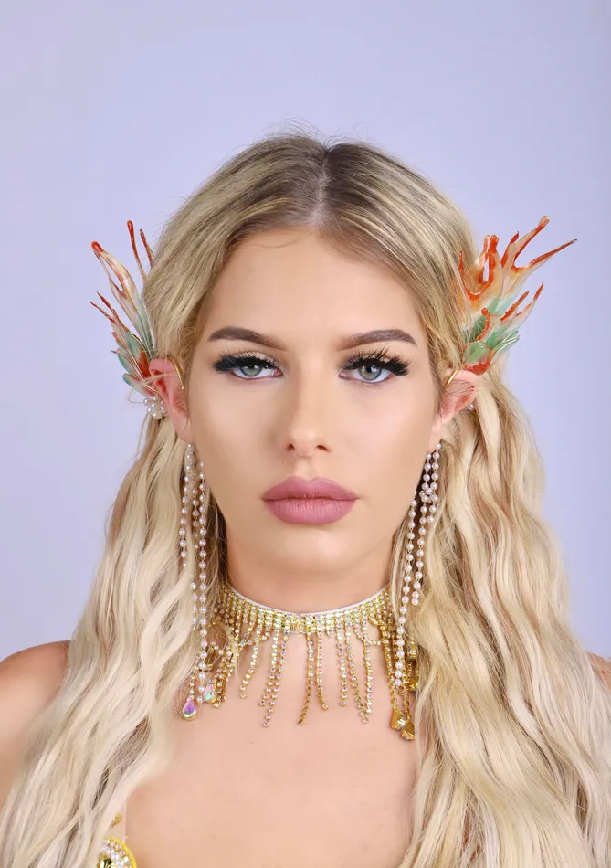 Phoenix Aerial Butterfly Ear Cuff 1 pair THE LUMI SHOP Earrings