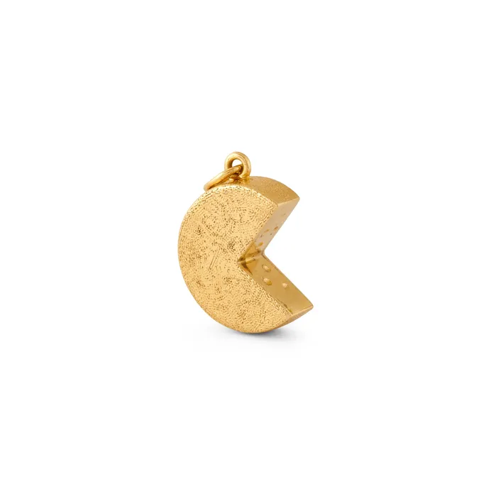 PreStyled Sets Wheel of Cheese 18K Gold Charm Vintage