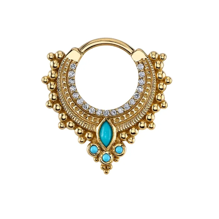 Rings Dionysus Hinge Ring in Gold with DIAMONDS Turquoise Body Vision BVLA Rings Dionysus Hinge Ring in Gold with DIAMONDS Turquoise Body Vision BVLA