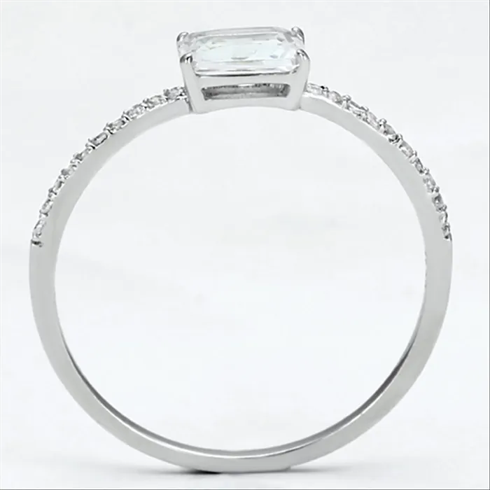 Rings Green CJ082 Wholesale Womens 925 Sterling Silver Rhodium AAA Grade CZ Clear Ring Rings Green CJ082 Wholesale Womens 925 Sterling Silver Rhodium AAA Grade CZ Clear Ring