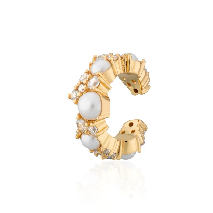Scream Pretty Earrings Hannah Martin Pearl Ear Cuff