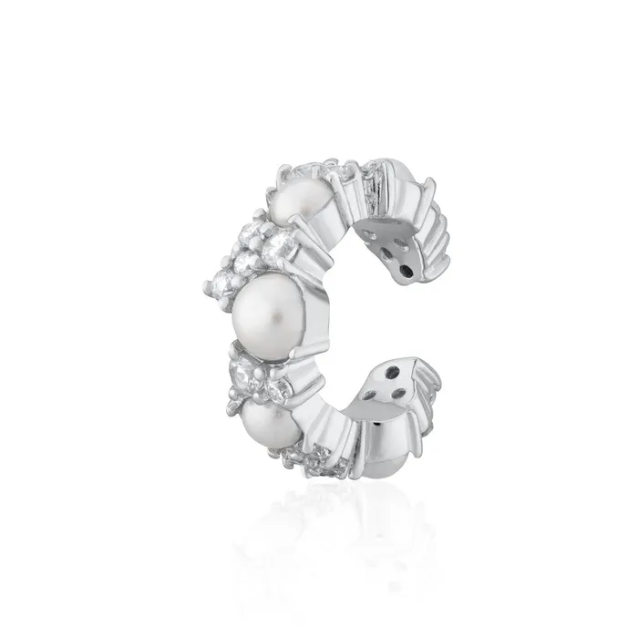 Scream Pretty Earrings Hannah Martin Pearl Ear Cuff