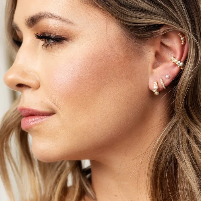 Scream Pretty Earrings Hannah Martin Pearl Ear Cuff