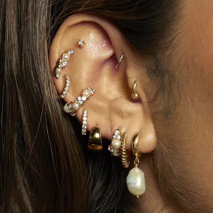 Scream Pretty Earrings Hannah Martin Pearl Ear Cuff